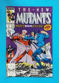 Marvel The New Mutants Vol.1, No. 75, May, 1989. Magneto battles the Black King.  Printed in the USA.  (Sarjakuvat, sarjakuvalehdet, sopiva keräilykappaleeksi)