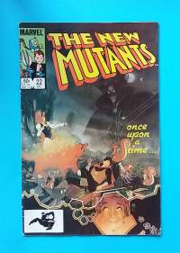 Marvel The New Mutants Vol.1, No. 22, December, 1984.  Once upon a time....  Printed in the USA.  (Sarjakuvat, sarjakuvalehdet, sopiva keräilykappaleeksi)