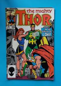 Marvel The Mighty Thor Vol 1, No. 359, Sebtemper, 1985. ....in the service of Loki.  Printed in the USA.  (Sarjakuvat, sarjakuvalehdet)