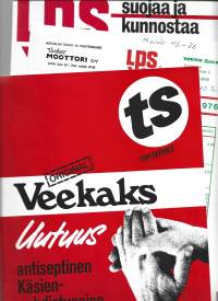 TS Tekno Spray auto- ja huoltoasemakemikaalit - tuoteluettelo ja hinnasto 1976