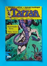 Tarzan 3/1986 - Käärmeiden herra/Pitkä hauta.    (Sarjakuvat, sarjakuvalehdet, sopiva keräilykappaleeksi)