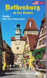 Rothenburg ab det Tauber. (Kaupunkiopas, matkaopas, kuvakirja). 144 kuvaa, kaupungin kartta.