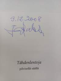 Tähdenlentoja pilvisellä säällä (signeerattu)
