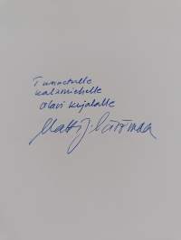 Kalamiehen keittokirja : Eli mitä jokaisen urheilukalastajan tulisi tietää (signeerattu, tekijän omiste)