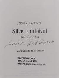 Siivet kantoivat : minun elämäni (signeerattu)