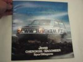 Jeep Cherokee / Wagoneer Sport Wagons 1984 -myyntiesite