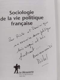 Sociologie de la vie politique française (signeerattu, tekijän omiste)