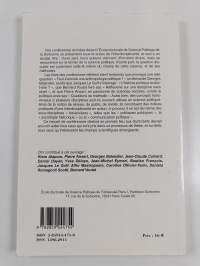 Science politique et interdisciplinarité : conférences (1998-2000)