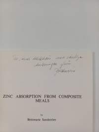 Zinc absorption from composite meals (signeerattu, tekijän omiste)