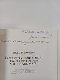 Taper curve and volume functions for pine, spruce and birch (signeerattu, tekijän omiste)