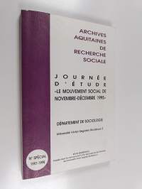 Journee d&#039;etude : Le mouvement social de novembre-decembre 1995