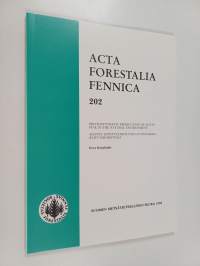 Acta forestalia fennica 202 : photosynthetic production of scots pine in the natural environment (signeerattu, tekijän omiste)