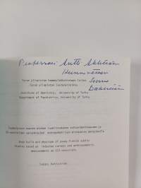 Suomalaisen nuoren miehen ruumiinrakenne kutsuntamittausten ja 20-vuotiaiden varusmiesten antropometrisen mittauksen perusteella (signeerattu, tekijän omiste)