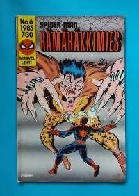 Hämähäkkimies 6/1985 (Spider-Man ) - Hämmästyttävä Hämähäkkimies. (Sarjakuvat, sarjakuvalehdet, sopiva keräilykappaleeksi)