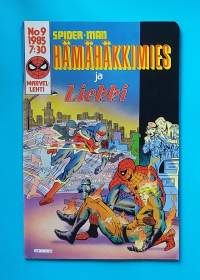 Hämähäkkimies 9/1985 (Spider-Man ) - Hämähäkkimies ja liekki.   (Sarjakuvat, sarjakuvalehdet, sopiva keräilykappaleeksi)