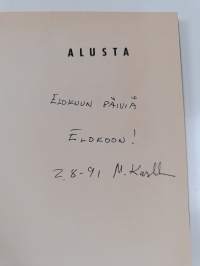Alusta : runoja (signeerattu, tekijän omiste)