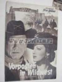 Illustrierte Film-Bühne / Vorposten im Wildwest / Joseph Cotten, Linda Darnell... -elokuvan saksalainen esittelylehti