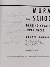 Murals for Schools (signeerattu, tekijän omiste)