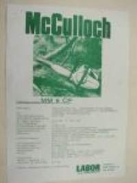 McCulloch MM 6 CP moottorisaha -myyntiesite