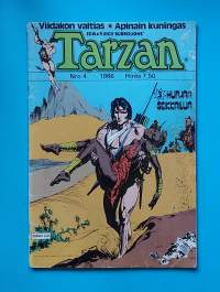 Tarzan 4/1986 - Pirun maa.   (Sarjakuvat, sarjakuvalehdet)