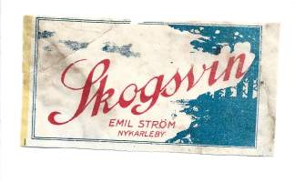 Skogsvin   -   juomaetiketti