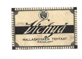 Vichyä  -   juomaetiketti