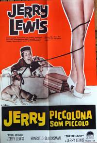 Jerry Piccolona / Jerry Lewis - elokuvajuliste juliste ristiintaitettu kirjetoimitus
