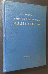 Sahatun puutavaran kuutiokirja