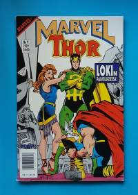 Marvel Thor 9/1992 - Lokin palveluksessa.  (Sarjakuvat, sarjakuvalehdet)