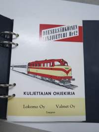 Lokomo - Valmet Dieselsähköinen linjaveturi Hr 12 kuljettajan ohjekirja / käyttöohjekirja