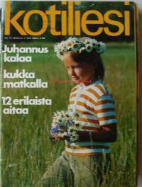 Kotiliesi 1972 nr 12 - Juhannus kalaa, kukkamatkalla, 12 erilaista aitaa