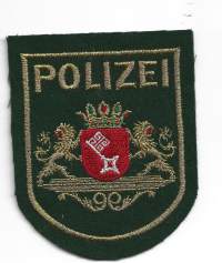 Polizei Bremen  - hihamerkki poliisi