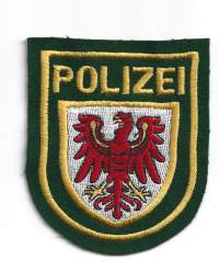 Polizei Brandenburg  - hihamerkki poliisi