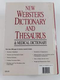 New Webster&#039;s dictionary and thesaurus &amp; medical dictionary