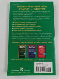 Perfect Phrases for Motivating and Rewarding Employees : Hundreds of Ready-to-Use Phrases for Encouraging and Recognizing Employee Excellence