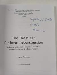 The TRAM flap for breast reconstruction - Studies on perioperative cutaneous blood flow, vasoconstriction, and incides of obesity (signeerattu, tekijän omiste)