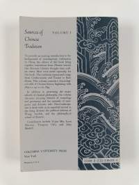 Sources of Chinese tradition Vol. 1