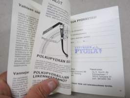 Monark &amp; Crescent polkupyörät ohje- ja huoltokirja -käyttöohjekirja
