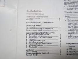 Salora Colour-TV 21L40, 24L40, 28L40 -käyttöohjekirja televisiolle / Bruksanvisning / Brugsanvisning