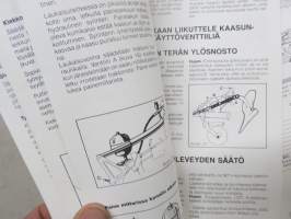 Överum - B 387 M / C 698 HL aurat käyttöohjekirja &amp; varaosaluettelo (2 erillistä kirjaa)