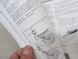 Överum - B 387 M / C 698 HL aurat käyttöohjekirja &amp; varaosaluettelo (2 erillistä kirjaa)