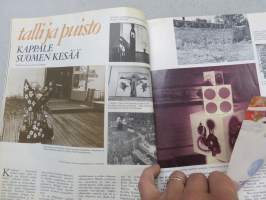 Me Naiset 1971 nr 29, 21.7.1971, Suvi &quot;Luk&quot; Lukkarinen Amerikassa, Hannu Taanila, Kalajoki &amp; Hailuoto, Taidenäyttely Mukkulan kartano, Mrs. Aline Saarinen, ym.