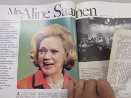 Me Naiset 1971 nr 29, 21.7.1971, Suvi &quot;Luk&quot; Lukkarinen Amerikassa, Hannu Taanila, Kalajoki &amp; Hailuoto, Taidenäyttely Mukkulan kartano, Mrs. Aline Saarinen, ym.