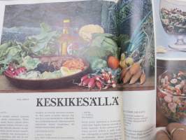 Me Naiset 1967 nr 28, 12.7.1967, Jockey-tytöt Eeva Sukula &amp;Eva Sittnikow, Olli alho, Twiggy-look, Klaus Mäkelä, Taiteilijat Ulla Rantanen &amp; Esko Tirronen, ym.
