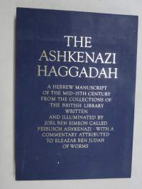 The Ashkenazi Haggadah -faksimile ja selitystekstit; Neuvostojuutalaisten Liiton puheenjohtajan (Morris Abram) omisteella Suomen hallitukselle ja kansalle, 26.5.1988