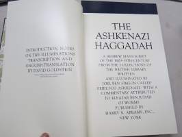 The Ashkenazi Haggadah -faksimile ja selitystekstit; Neuvostojuutalaisten Liiton puheenjohtajan (Morris Abram) omisteella Suomen hallitukselle ja kansalle, 26.5.1988