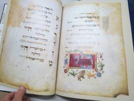 The Ashkenazi Haggadah -faksimile ja selitystekstit; Neuvostojuutalaisten Liiton puheenjohtajan (Morris Abram) omisteella Suomen hallitukselle ja kansalle, 26.5.1988