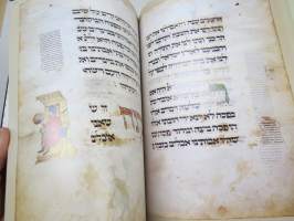 The Ashkenazi Haggadah -faksimile ja selitystekstit; Neuvostojuutalaisten Liiton puheenjohtajan (Morris Abram) omisteella Suomen hallitukselle ja kansalle, 26.5.1988