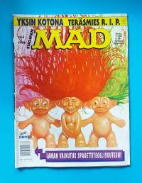 Suomen Mad 3/1993 - Laman vaikutus spagettiteollisuuteen.  (Sarjakuvat, sarjakuvalehti)