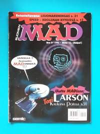 Suomen Mad 2/1995 - Varokaa avaruuden MADonreikä. (Sarjakuvat, sarjakuvalehti)